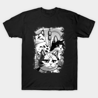 Three Cats T-Shirt